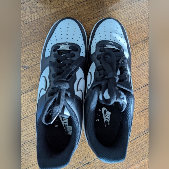 Like New Nike Air Force 1 Low Shoes "Panda" Black White  DV0788-001 Men's Size 8 - Picture 7 of 8